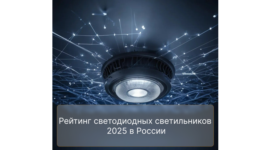 Рейтинг светодиодных светильников 2025 в России: выбор инженеров и профессионалов